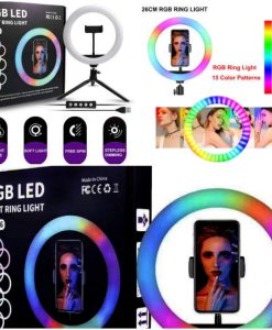 Buy SPEED-X 26CM 26COLOR RGB RING LIGHT WITH REMOTE at best price online by Shopse.pk in pakistan (2)