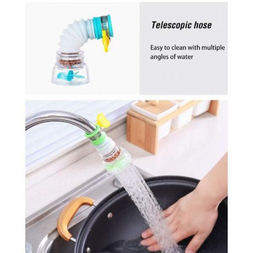 get New Fan Faucet With Clip 360 Degree Adjustable Flexible Kitchen Faucet Tap Water Filter online in pakistan by shopse (2)