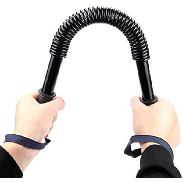 20kg Power Spring Arm Bar - Chest And Arm Exercise Twister Bar For Home Workouts