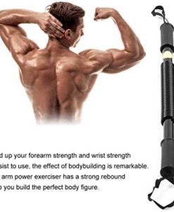 Buy Best 40KG Power Twister Spring Arm Rod Spring Exerciser Bar Arm Muscular Strength - Black at Sale Price online in Pakistan by Shopse.pk