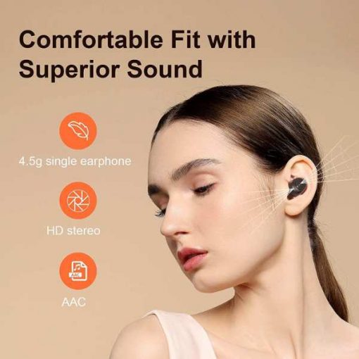 Buy Best QCY T1S Wireless Bluetooth Binaural Call Earphones Earbud for iPhone Android at Sale Price online in Pakistan by Shopse.pk