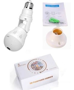 Buy Best WIFI Flexible Light Bulb Camera 1080P HD Wireless 360 Degree Panoramic Infrared Night Vision at Sale Price online in Pakistan by Shopse.pk