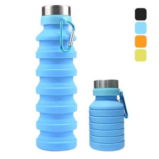 Buy Best Foldable Silicone Water Bottle Leakproof at Sale Price in Pakistan by Shopse.pk