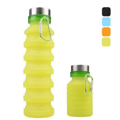 Buy Best Foldable Silicone Water Bottle Leakproof at Sale Price in Pakistan by Shopse.pk