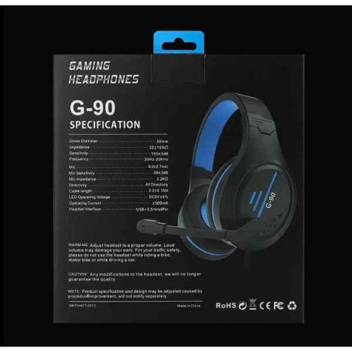 Buy Best G90 Wired Bass Gaming Headset at Sale Price in Pakistan by Shopse.pk