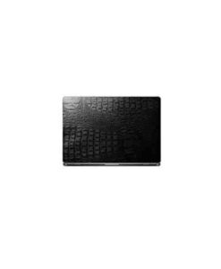 Universal Laptop Back Skin Crocodile Texture – Black