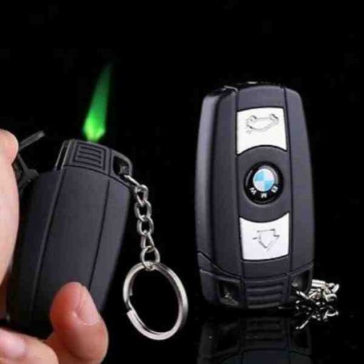 B.M.W Car Key Style Butane Gas Windproof Smoking Lighter