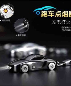 Sports Car Style Rechargeable Cigarette Lighter with Flashlight