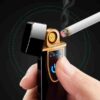 Smart Compact Lighter Touch Screen USB Charging Lighter Without Flame