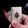 Mini Creative Poker Model Fire Starter Lighter