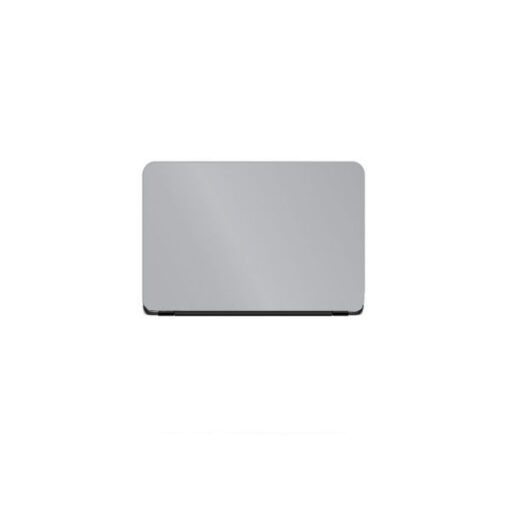Laptop Back Skin Silver Matte Texture