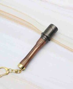 Windproof Refillable Metal Lighter Key Chain