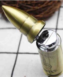 Creative High Quality Metal Bullet Inflatable Windproof Lighter