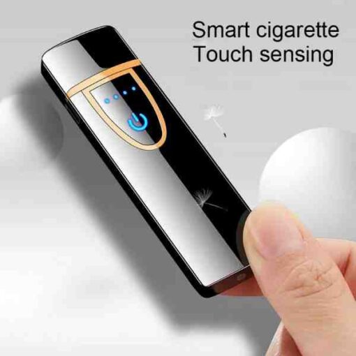 Smart Compact Lighter Touch Screen USB Charging Lighter Without Flame