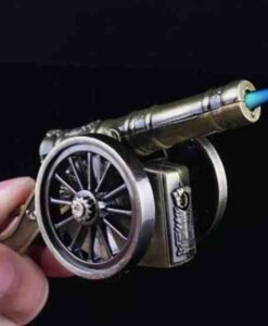 Creative Cannon Shaped Refillable Butane Lighter Fire Starter Home Decorations