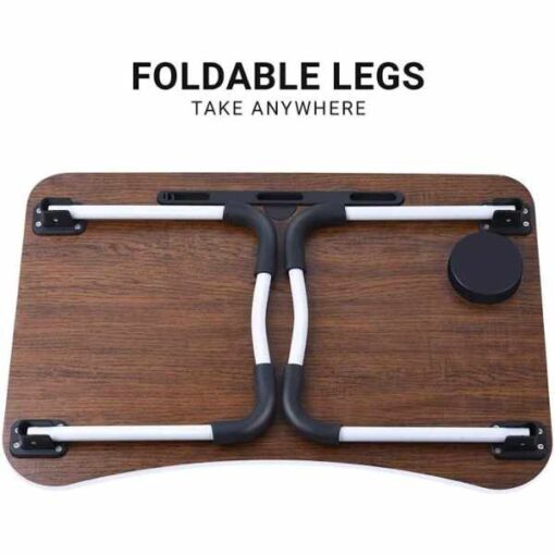 Buy Multipurpose Foldable Laptop Table with Cup Holder, Study Table, Bed Table, Breakfast Table, Foldable and Portable At Best Price Online in Pakistan