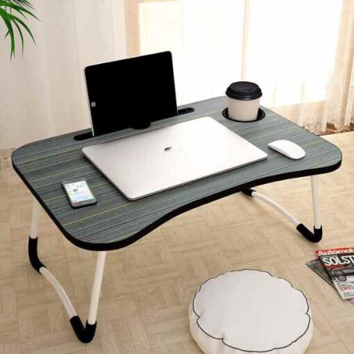 Buy Multipurpose Foldable Laptop Table with Cup Holder, Study Table, Bed Table, Breakfast Table, Foldable and Portable At Best Price Online in Pakistan