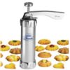 Buy 10 Shape Biscuit Cookie Press Machine - Silver At Affordable Price Online in Pakistan By Shopse.pk