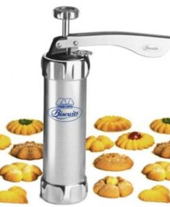 Buy 10 Shape Biscuit Cookie Press Machine - Silver At Affordable Price Online in Pakistan By Shopse.pk
