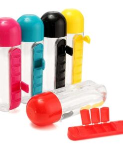 Buy 2 in 1 Water Bottle and Daily Pill Organizer At Sale Price Online In Pakistan By Shopse.pk