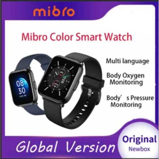 Buy MIBRO COLOR SMART WATCH WATERPROOF WITH HEART RATE SENSOR (ORIGINAL) At Best Price Online In Pakistan By Shopse.pk