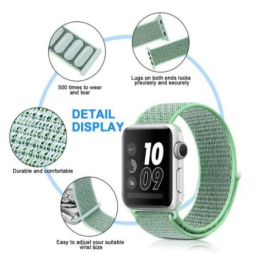 Buy XIYU Apple Watch Straps Nylon Loopback Velcro Series 5 4 3 2 1 at Best Price Online in Pakistan By Shopse.pk 3