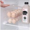 Buy 1Pc Egg Storage Holder Box 12 Grid Acrylic Tray Refrigerator Eggs Organizer at Best Price Online in Pakistan By Shopse.pk 2