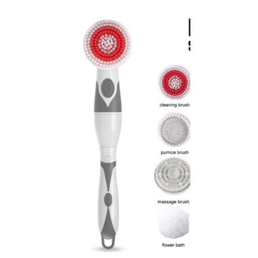 Buy 4in1 Interchangeable Electric Massage Bath Body Brush at Best Price Online in Pakistan By Shopse.pk