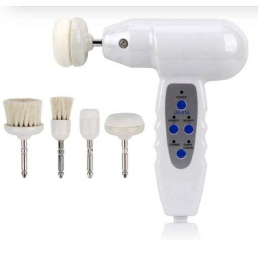 Buy 5 in1 Facial Scrub Machine Electric Rotating Brushes Facial Wash Cleansing Equipment Skin Cleanser Face Care Massager at Best Price Online in Pakistan By Shopse.pk