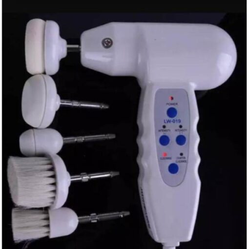 Buy 5 in1 Facial Scrub Machine Electric Rotating Brushes Facial Wash Cleansing Equipment Skin Cleanser Face Care Massager at Best Price Online in Pakistan By Shopse.pk