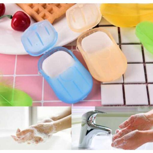 Buy Amazing pack of 5 100 PCS Travel Soap Paper Washing Hand Bath Clean Scented Slice Sheets at Best Price Online in Pakistan By Shopse.pk