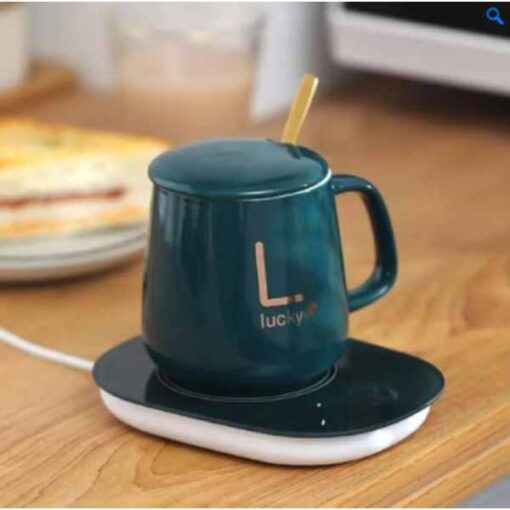 Buy Ceramic Mug with Heating Cup Pad Portable Cup Warmer Set at Best Price Online in Pakistan