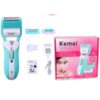 Buy Kemei KM-6198B Rechargeable 3 In 1 Beauty Tools Kit For Women With Epilator, Callous Remover & Shaver (Multicolor) at Best Price Online in Pakistan By Shopse.pk