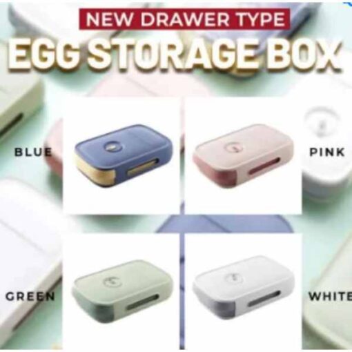 Buy New Drawer Type Egg Storage Box with Lid Refrigerator – Egg Tray Containers Organizing Egg Drawer Egg Holder Dispenser Rack at Best Price Online in Pakistan By Shopse.pk