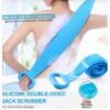 Buy Magic Silicone Brush Bath Rubbing Back Mud Peeling Body Massage Scrubber Skin Cleansing Belt at Best Price Online in Pakistan by Shopse (2)
