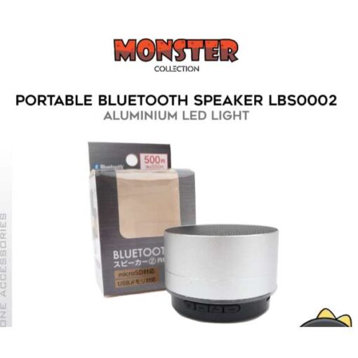 Buy Portable Bluetooth Speaker LBS0002 Aluminium LED Light With Micro SB & USB Port at Best Price Online in Pakistan by Shopse.pk