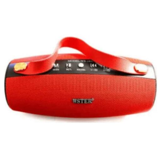 Buy WSTER WS-1838 High Sound Quality Wireless Bluetooth Speaker (Red) at Best Price Online in Pakistan by Shopse.pk