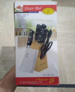 Buy 8-Piece Knife Set BlackSilver at Best Price Online in Pakistan by Shopse.pk