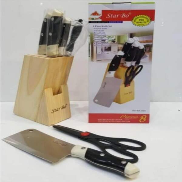 Buy 8-Piece Knife Set BlackSilver at Best Price Online in Pakistan by Shopse (2)