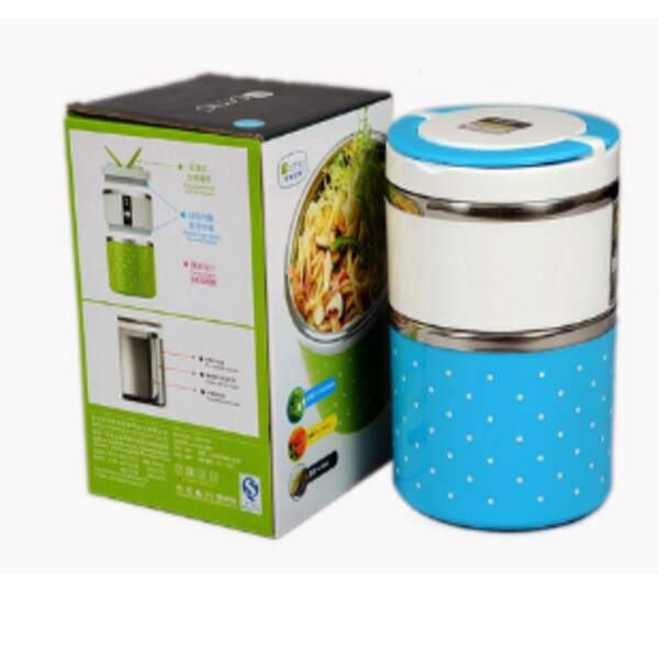 Buy Double Layer Stainless Steel Airtight Lunch Box 930ml at Best Price Online in Pakistan by Shopse.pk