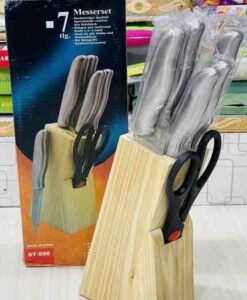Buy Kitchen Knife Set with Shears & Sharpener (KS-14) at Best Price Online in Pakistan by Shopse.pk