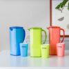 Buy M.sale Double Wall 1500ml Plastic Water Pitcher Plastic Water Jug Water Pot with 4 Cups for Coffee Tea Milk Juice (Random Colour) at Reasonable Price Online in Pakistan By Shopse.pk