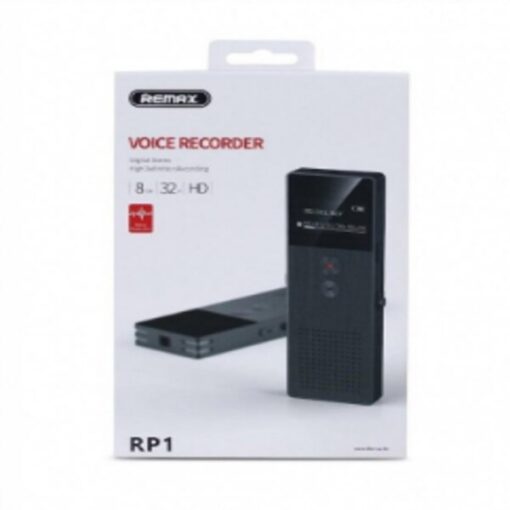 Buy Remax 8GB Professional Voice Recorder Black (RP1) - Black at Best Price Online in Price Online in Pakistan by Shopse.pk