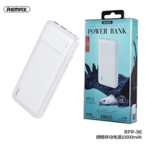 Buy Remax Power Bank 10000MAH RPP-96 Black Remax Power Bank RPP-96 Fast Charging 2 Input 2 Output at Best Price Online in Pakistan by Shopse.pk