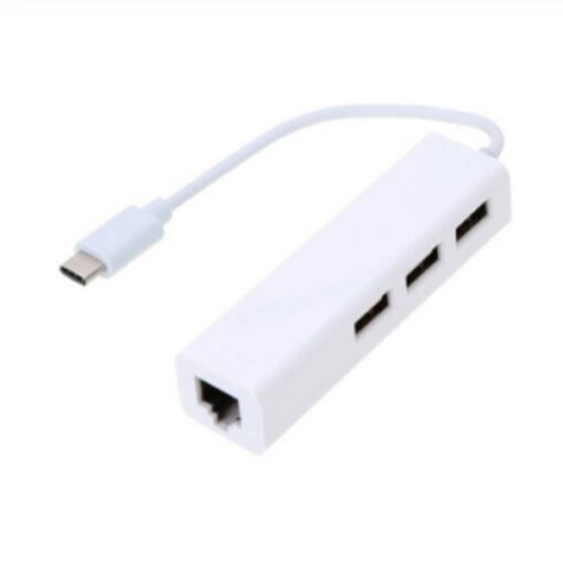 Buy Type C 3.1 To LAN & USB Hub - White at Best Price Online in Pakistan by Shopse.pk