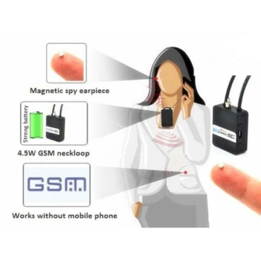 Buy Best Quality exam cheating device GSM Spy Inductive Earpiece Neckloop at Lowest Price online in Pakistan