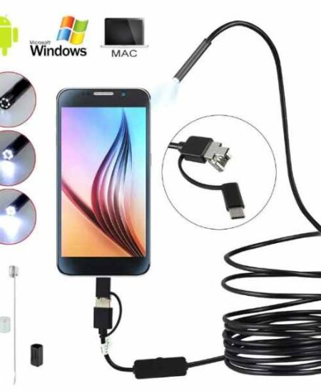Buy Best Quality 3 In 1 TYPE C MICRO USB PC ENDOSCOPE CAMERA 3.5M by Shopse.pk at most Affordable prices with Fast shipping services all over Pakistan