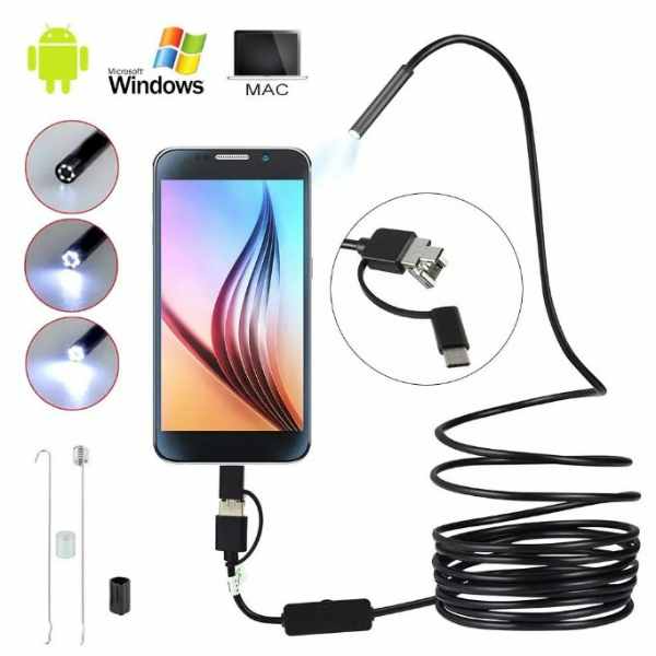 Buy Best Quality 3 In 1 TYPE C MICRO USB PC ENDOSCOPE CAMERA 3.5M by Shopse.pk at most Affordable prices with Fast shipping services all over Pakistan