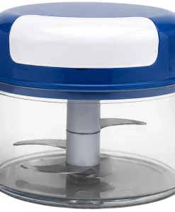 Manual Mini Hand Pull Food Chopper | Spin Cutter Vegetable & Fruit Chopper | Food Processor for Onion, Garlic, Salad & Kitchen Use