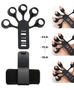 Adjustable Hand Grip Strengthener | Finger Exerciser & Hand Therapy Trainer | Grip Strength Trainer for Fitness, Rehabilitation & Arthritis Relief